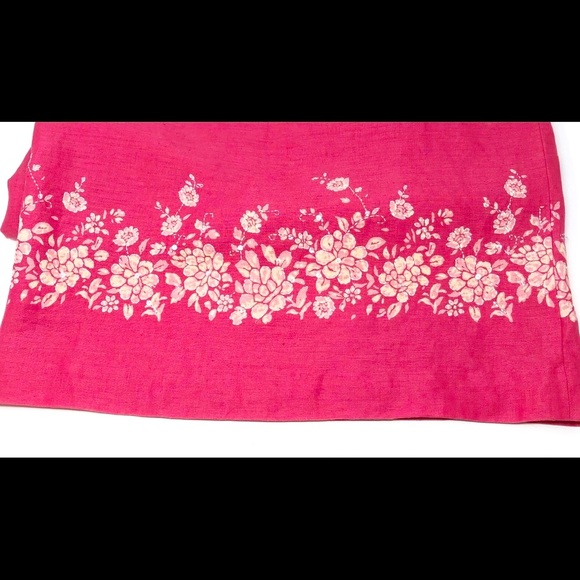 ANN TAYLOR Salmon Floral Cami & Maxi Skirt Set-8 - Picture 6 of 9